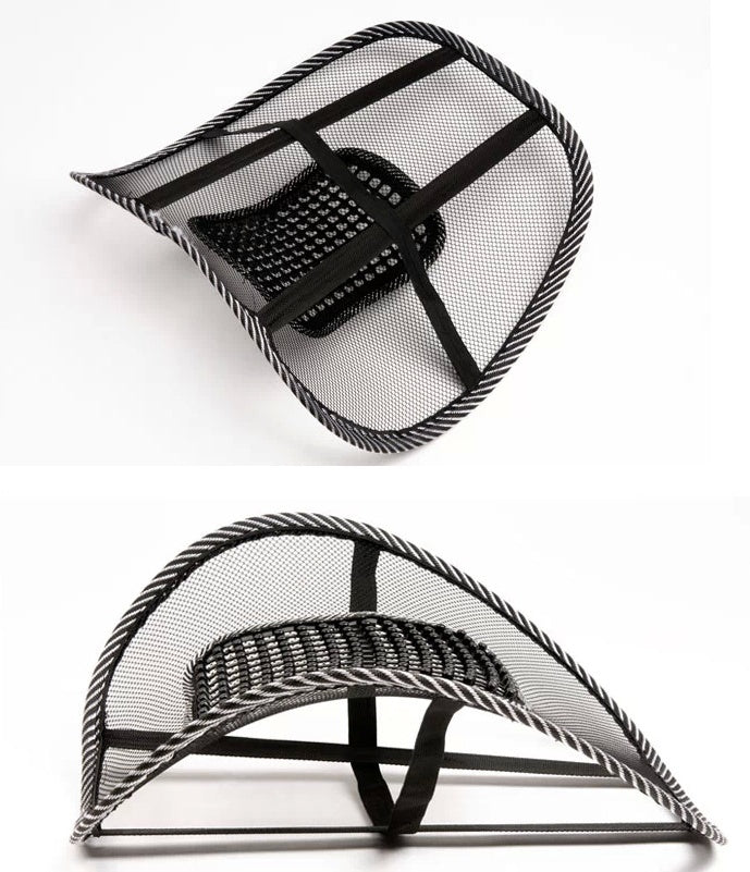 Top Quality Black Mesh Lumbar Brace Support Home Office Car Seat Chair Cushion