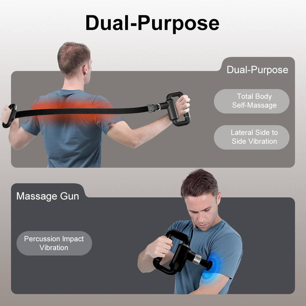 2025 Best-selling Fascial Massager With Belt - 6-speed Deep Muscle Massager For Relaxation And Rehabilitation - Portable Fitness And Relaxation Therapy Device