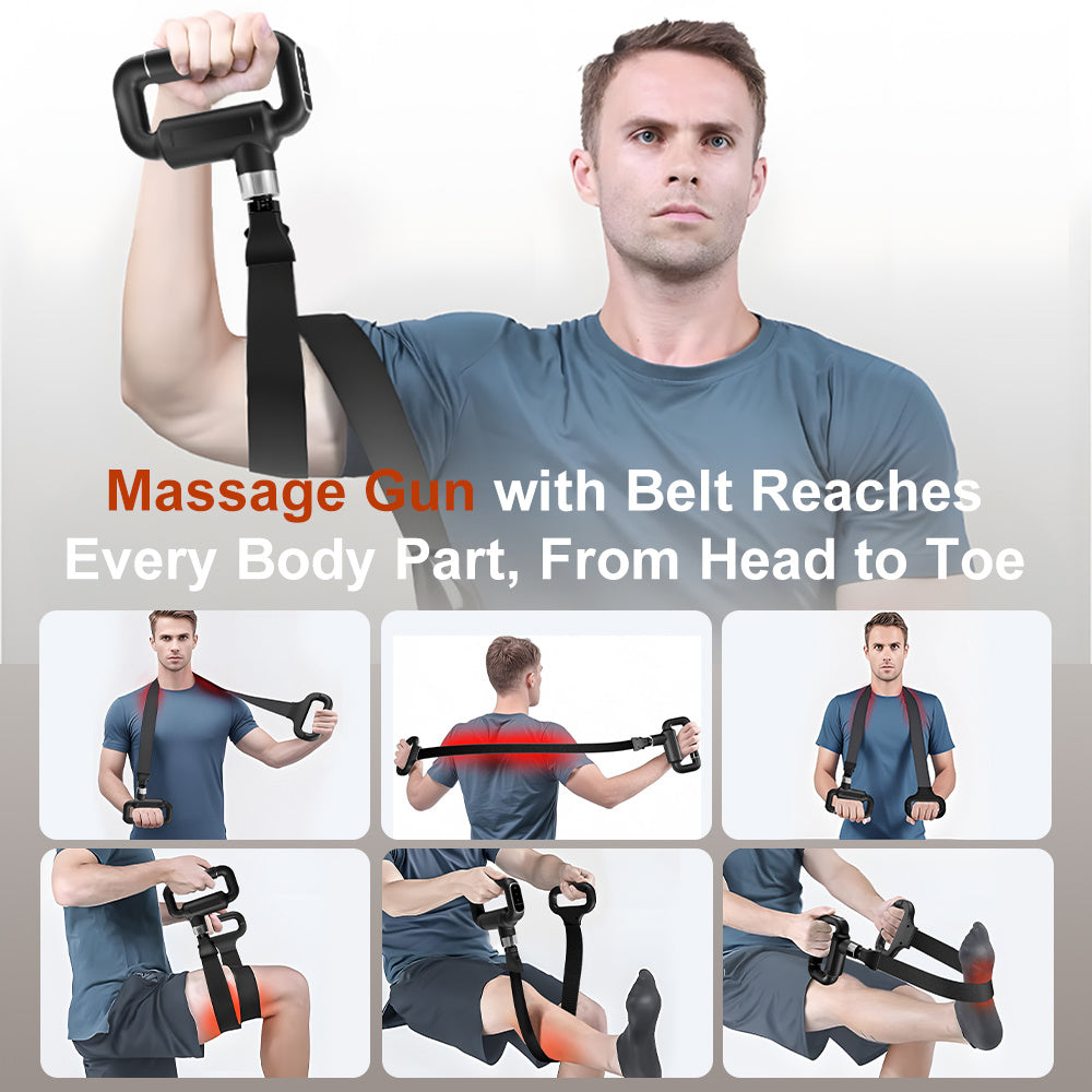 2025 Best-selling Fascial Massager With Belt - 6-speed Deep Muscle Massager For Relaxation And Rehabilitation - Portable Fitness And Relaxation Therapy Device