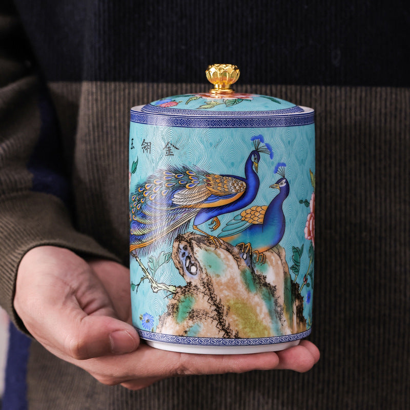 Chinese Enamel Tea Pot Household