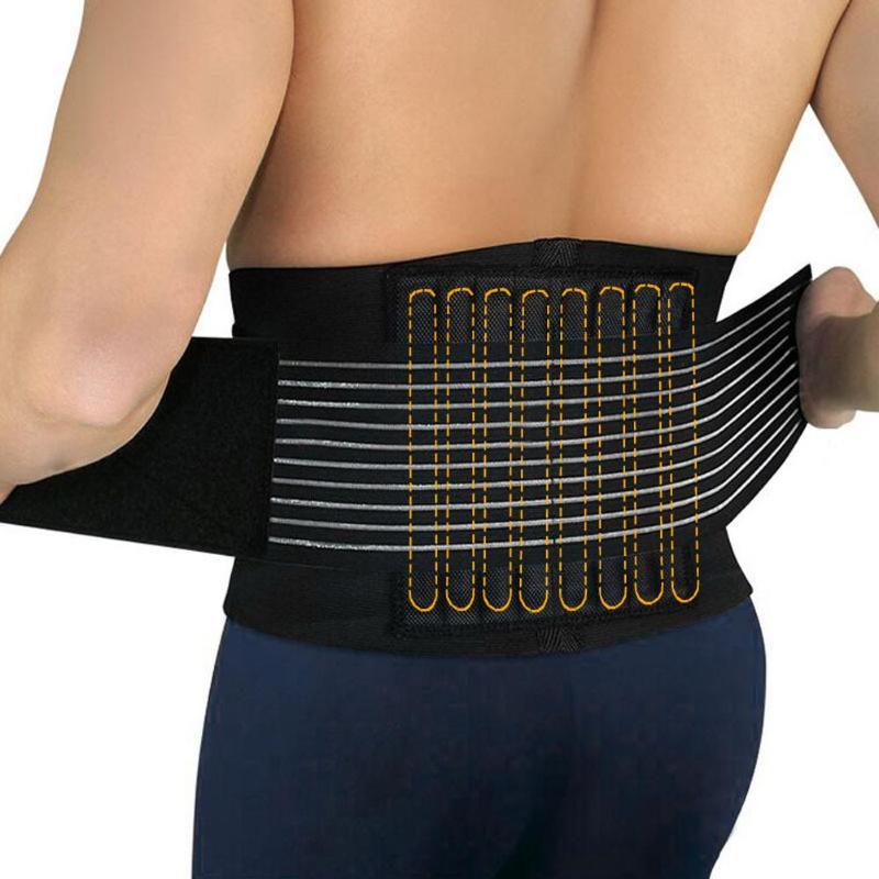 Lumbar support belt is durable and adjustable