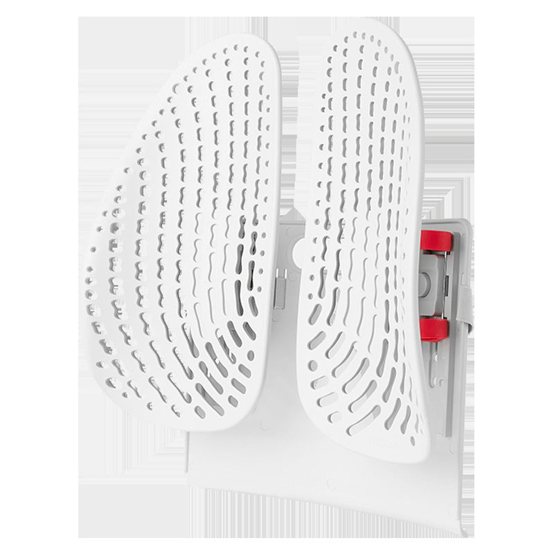 Adjustable Car Chair Back Support Seat Chair Lumbar Back Support Waist Cushion Ventilate Mesh Pad For Office Home