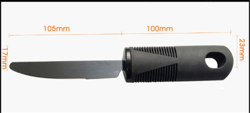 Four-piece Set of Self-adaptive Rehabilitation Food Aid Tableware