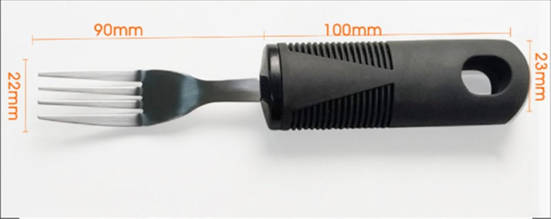 Four-piece Set of Self-adaptive Rehabilitation Food Aid Tableware