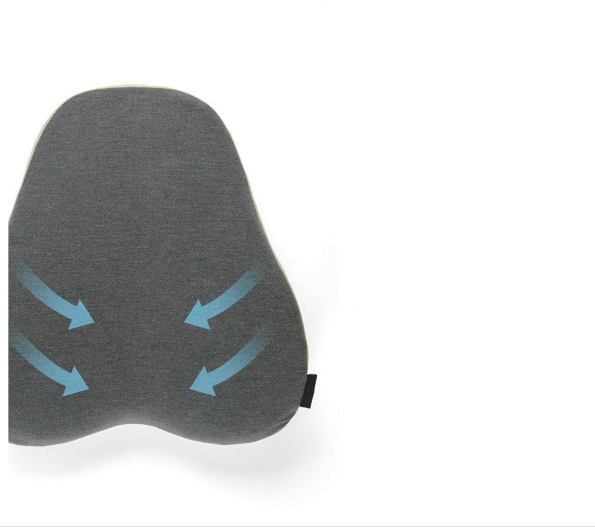Memory Foam Lumbar Support Office Chair Car Lumbar Pillow Back Cushion