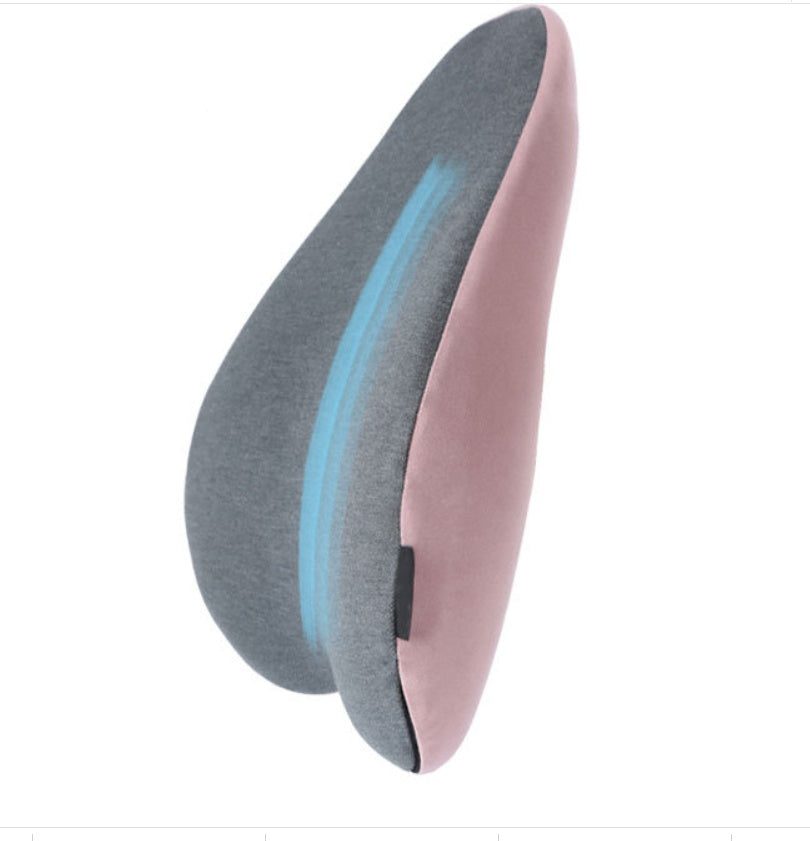 Memory Foam Lumbar Support Office Chair Car Lumbar Pillow Back Cushion