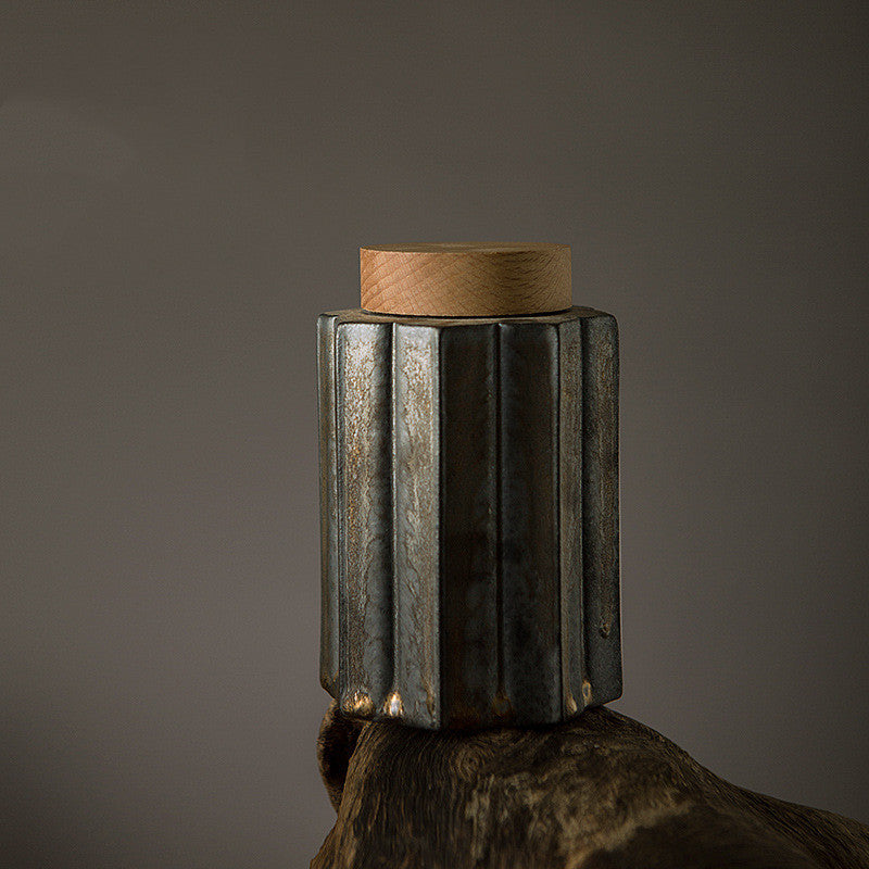 Creative Gilt Glaze Ceramic Tea Pot Pu'er Tea Warehouse