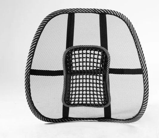 Top Quality Black Mesh Lumbar Brace Support Home Office Car Seat Chair Cushion