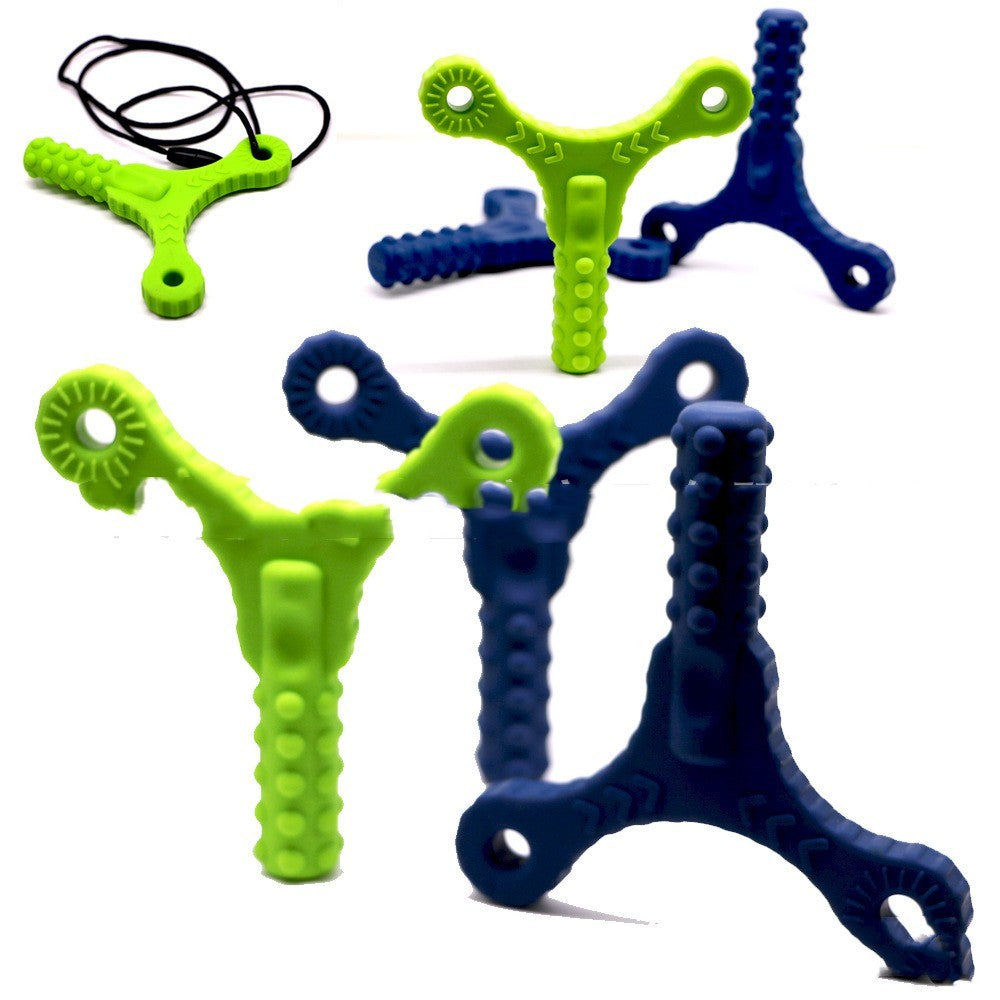 Mouth Muscle Trainer Tool T Shape Speech Rehabilitation Sound Molar Rod