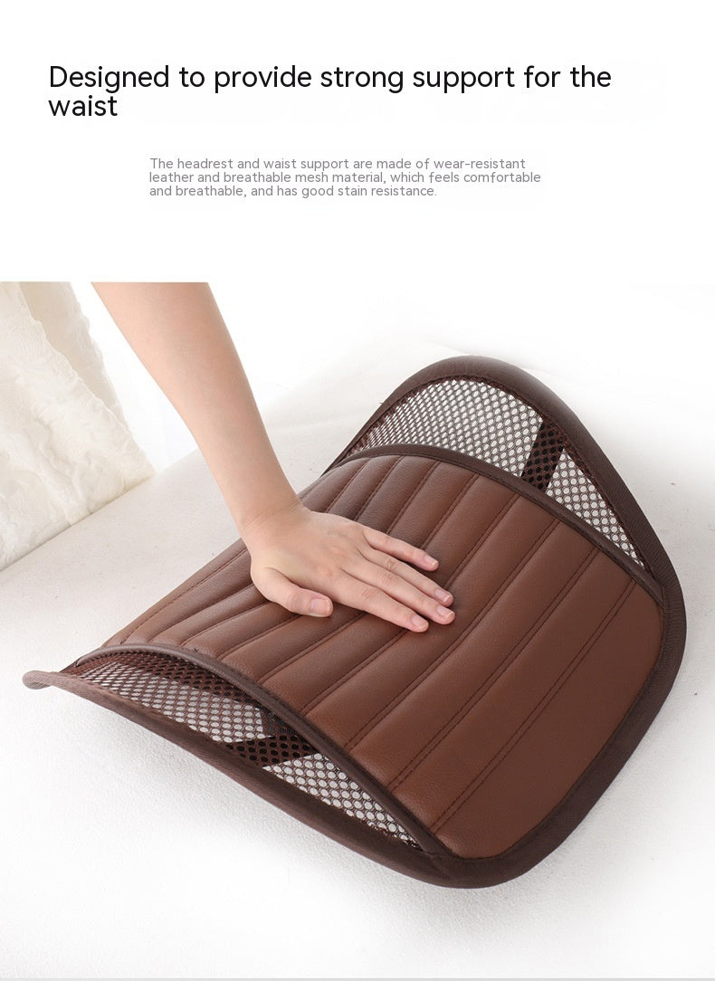 Car Driver Seat Lumbar Support Pillow Waist Support Back Cushion
