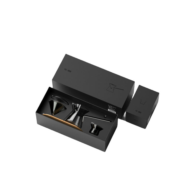 Magnetic Press Type Tea Pot And Glass Cup