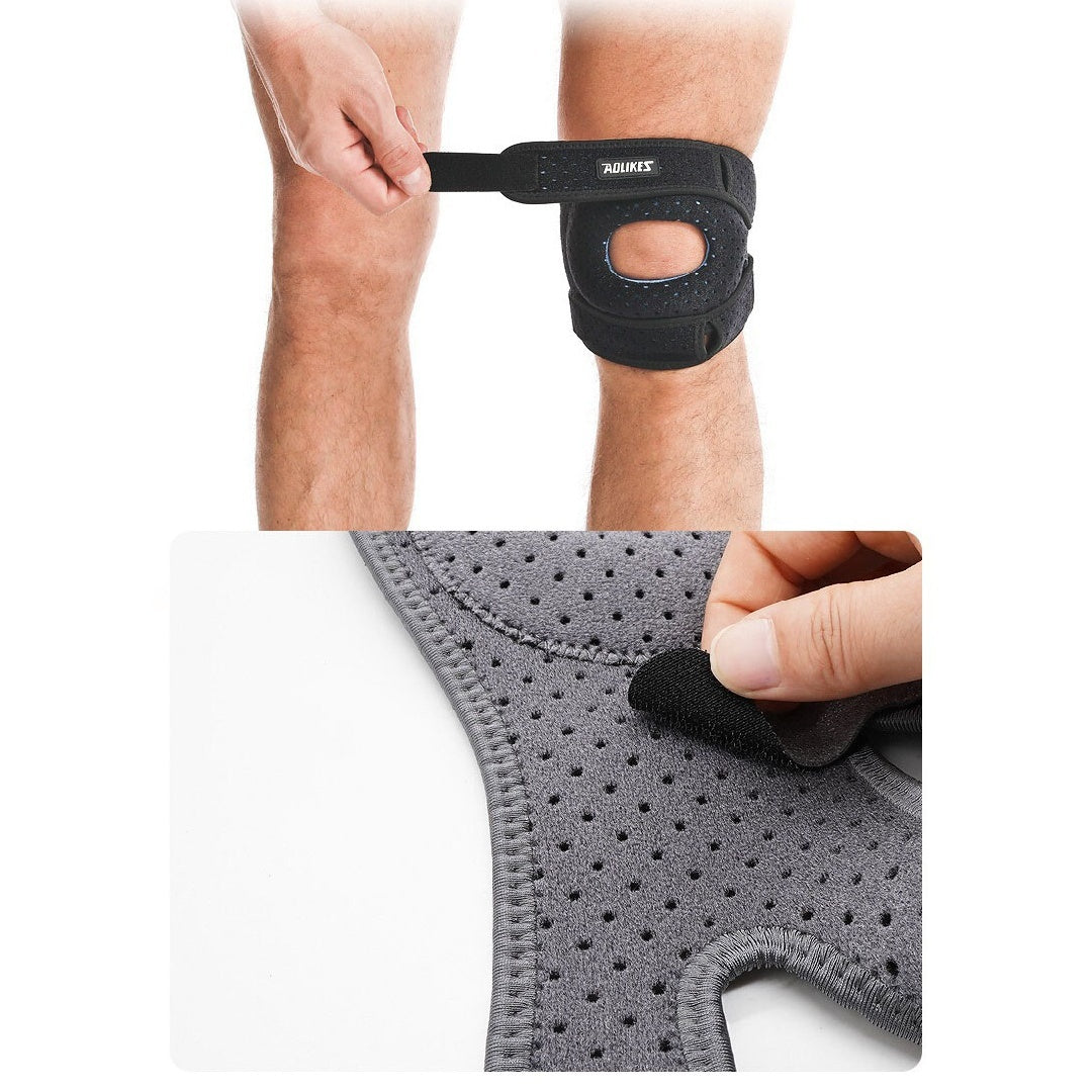 Pressurize Patella Knee Brace Adjustable Patellar Tendon Support Strap & Gel Pad