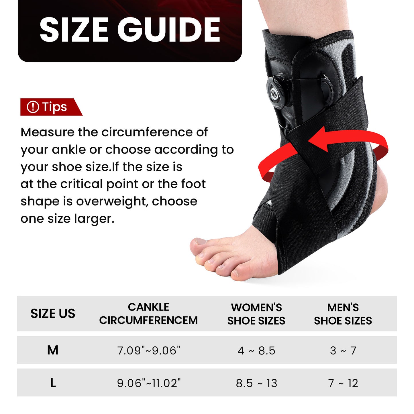 Ankle Fixed Brace Sprain Pulled Hamstring Rehabilitation Protective Gear