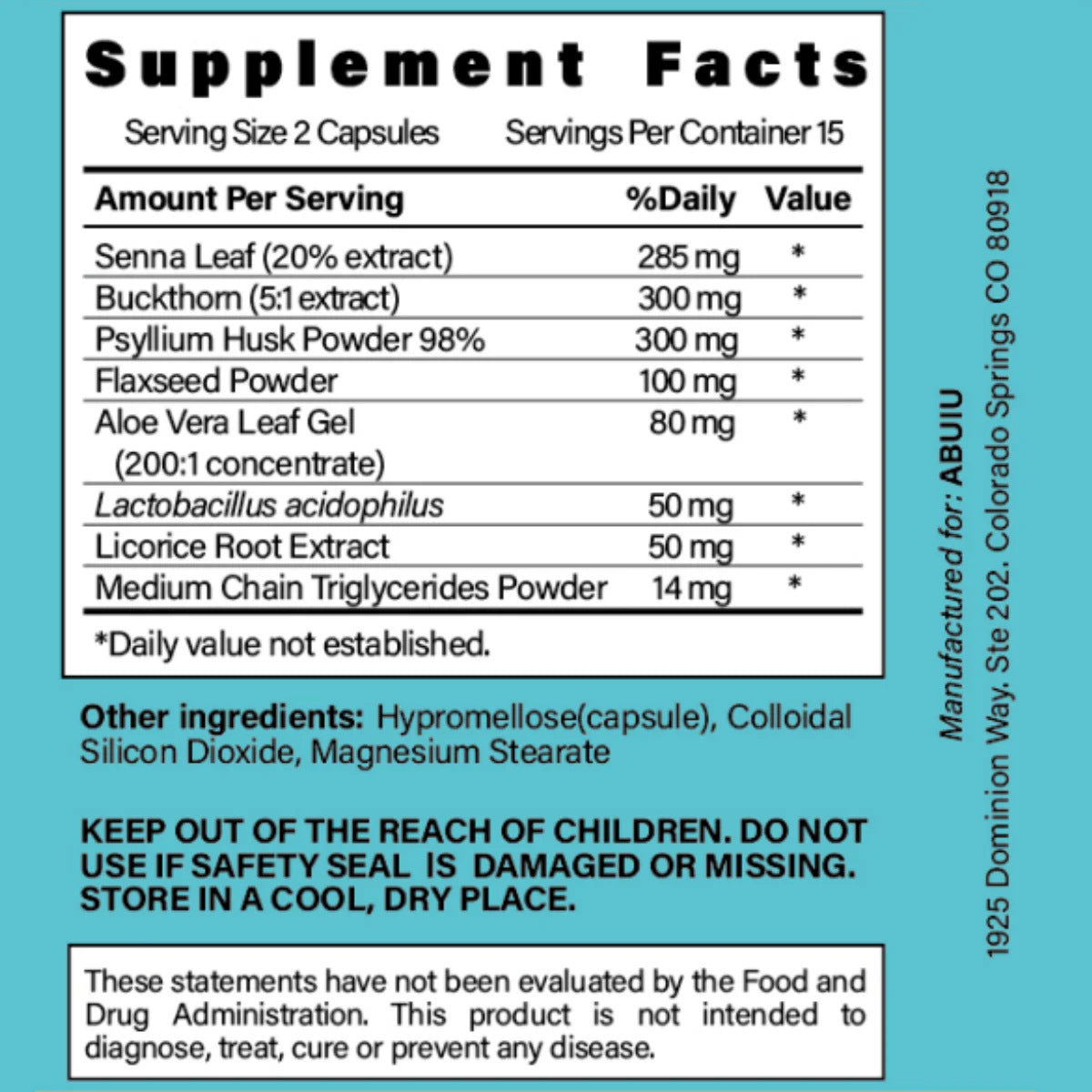 Vitamin Cleaning Capsules Room Temperature