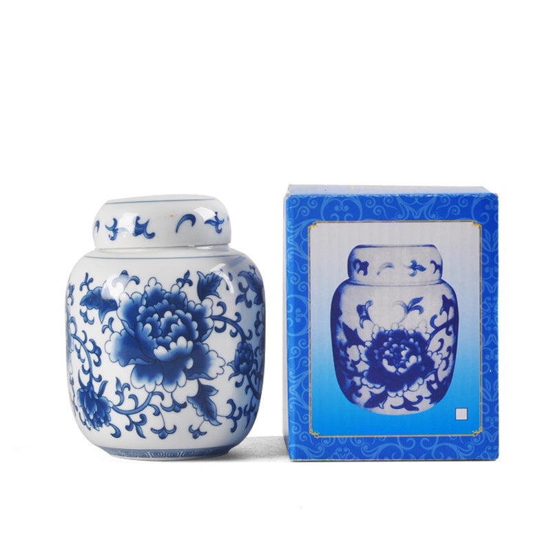 Blue And White Porcelain Tea Pot Ceramic Packaging Box