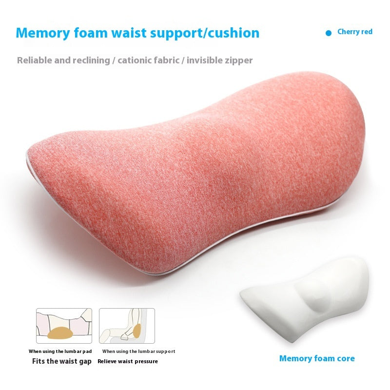 Memory Foam Ingot Lumbar Support Sofa Car And Office Lumbar Support Pillow