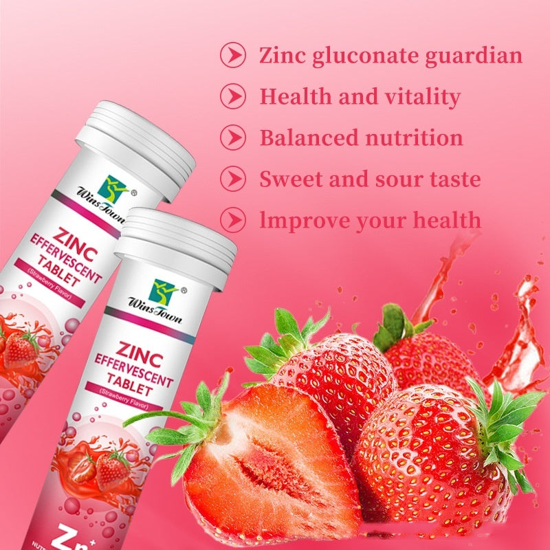 Effervescent Tablet Calcium Iron Zinc Supplements