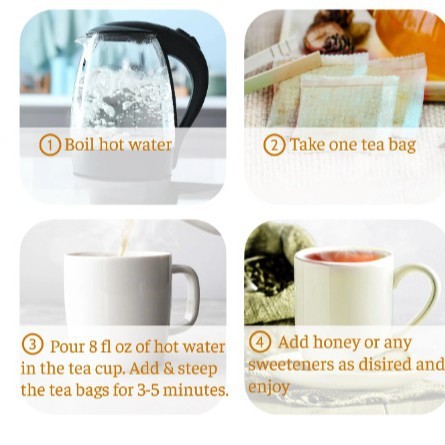 Natural Yellow Turmeric Meat Tea Bag