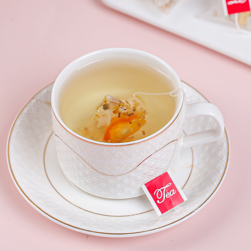 Pineapple Osmanthus Snow Pear Tea Triangle Dried Kumquat Osmanthus Snow Pear Tea Bag