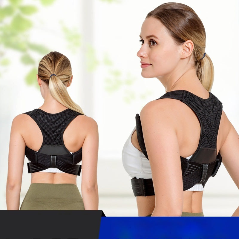 Anti-Humpback Correction Belt Back Sitting Posture Correction Open Shoulder High Chest Collarbone