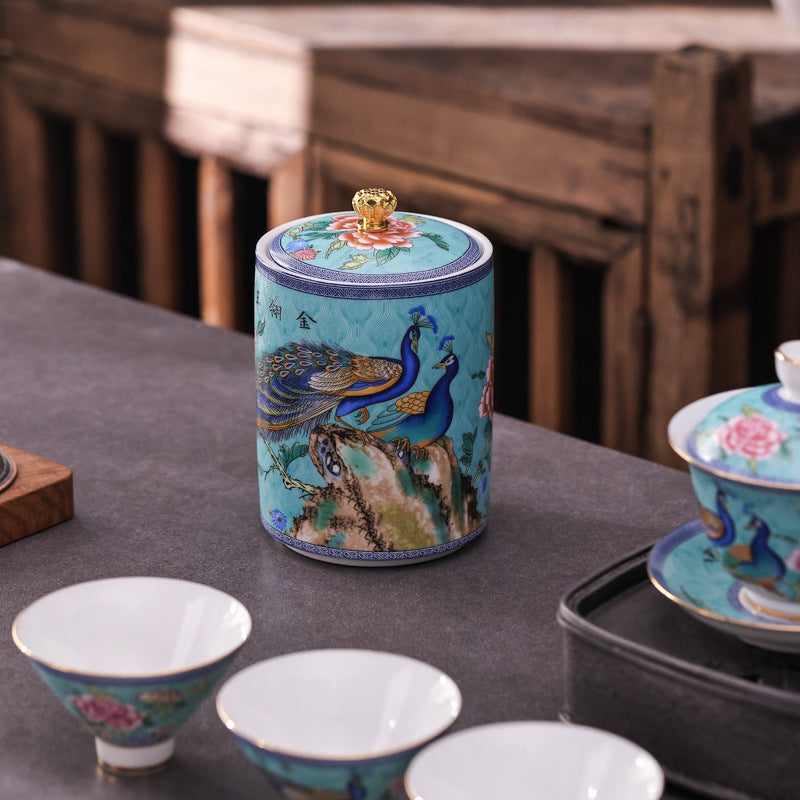 Chinese Enamel Tea Pot Household