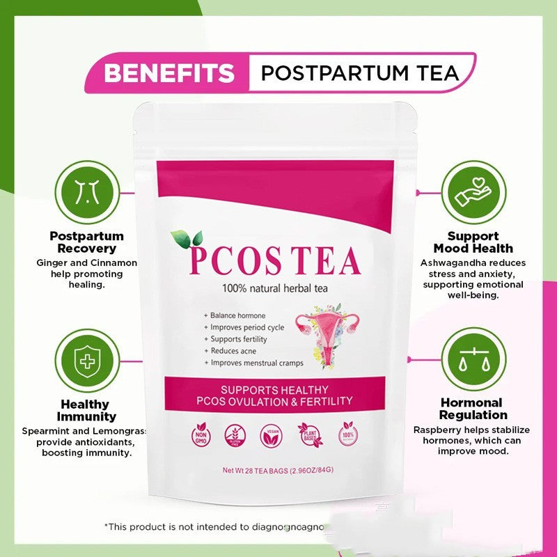 Herbal Blend Original PCOS Tea Supplement F Or Woman