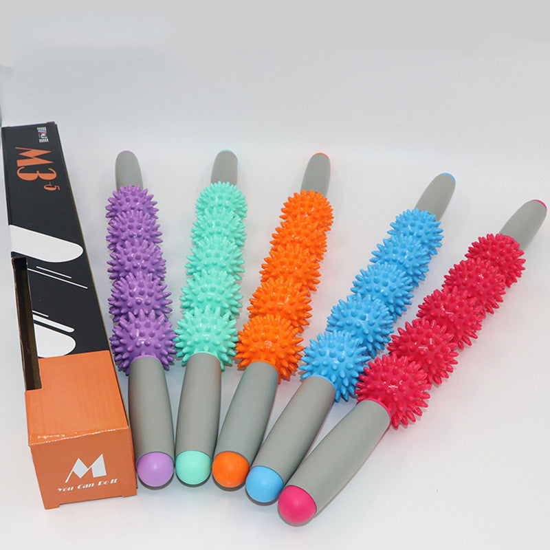 Massage Tooth Manual Wheel Muscle Relaxation Fitness Bar