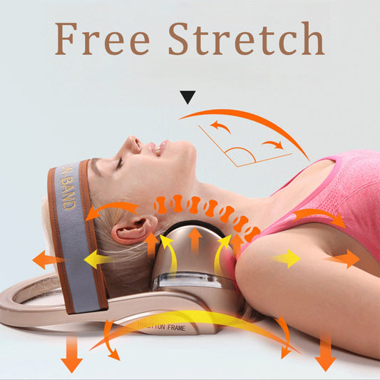 Electric Cervical Spine Pillow Massage Function Cervical Spine Airbag Massage Instrument Neck Pneumatic Traction Device