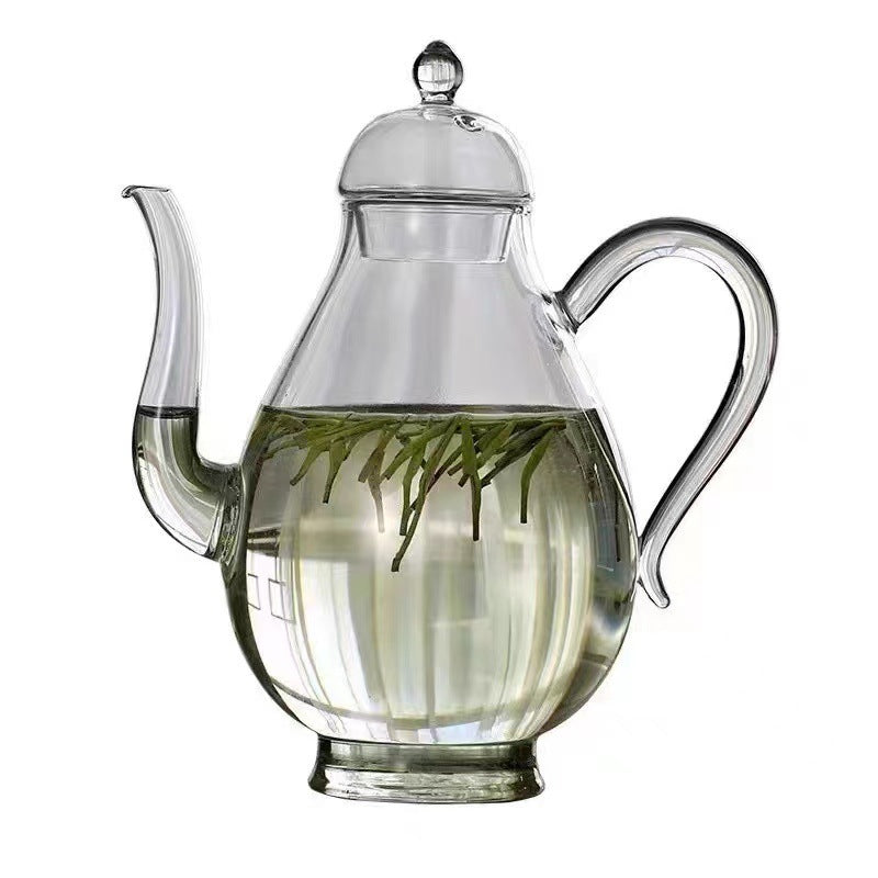 Borosilicate Glass Transparent Pot Green Tea Teapot With Filter Beauty Pot