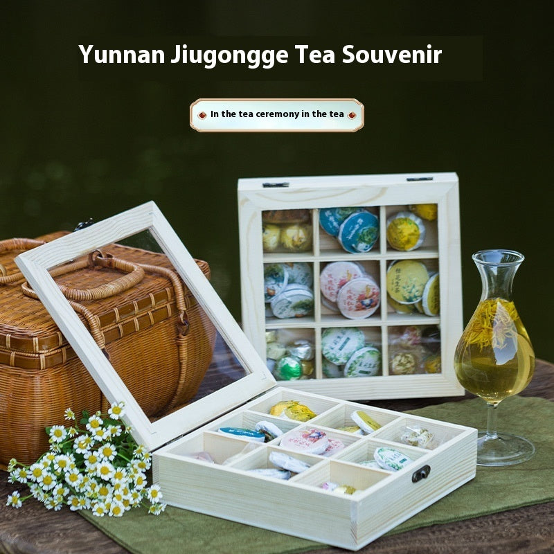 Chrysanthemum Jasmine Flower Danfeng Peony Flower Combination Flower And Fruit Tea Gift Box