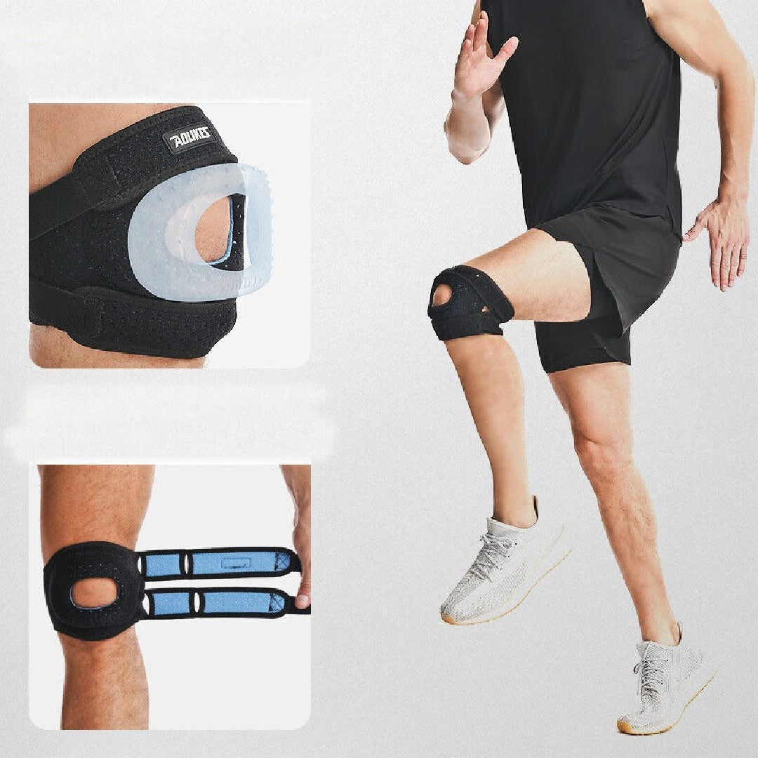 Pressurize Patella Knee Brace Adjustable Patellar Tendon Support Strap & Gel Pad