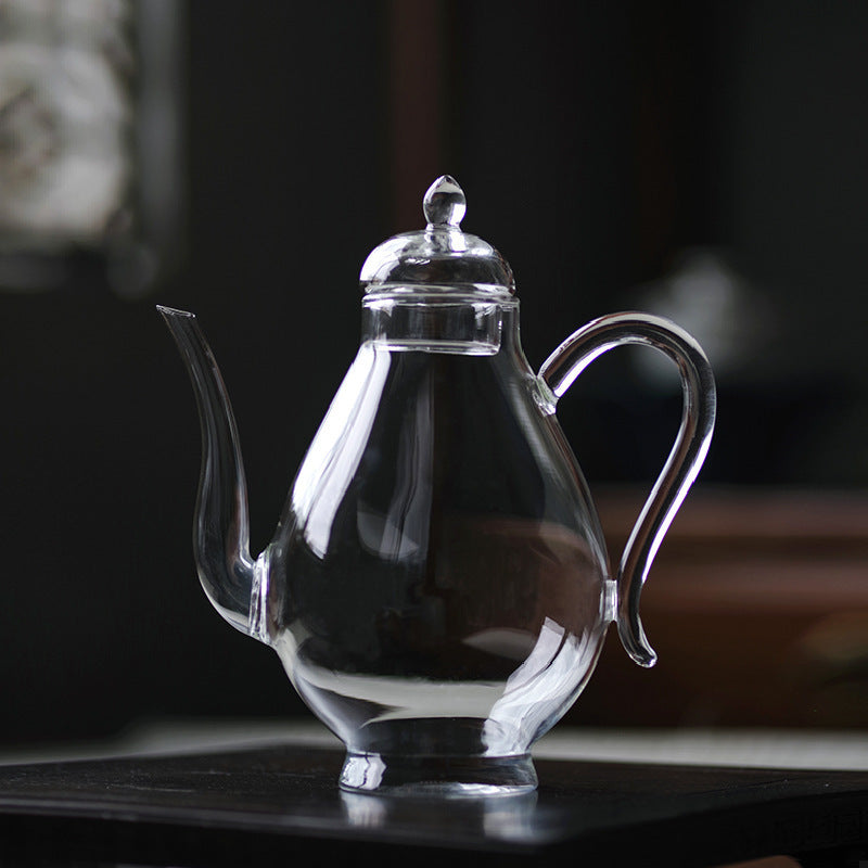 Borosilicate Glass Transparent Pot Green Tea Teapot With Filter Beauty Pot