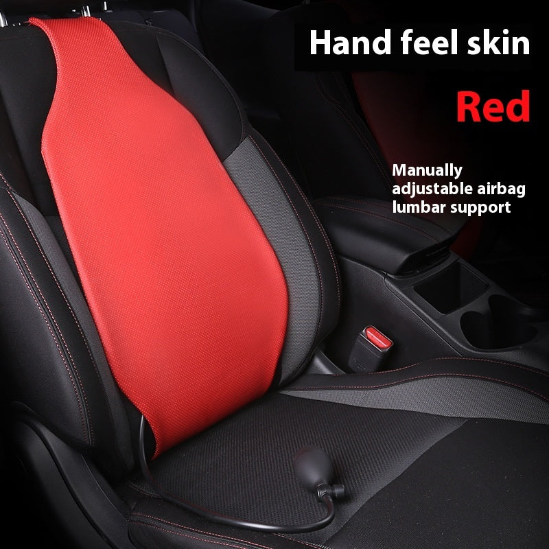 Car Air Lumbar Support Pillow Support Waist Back Cushion Waist Pillow Comfortable