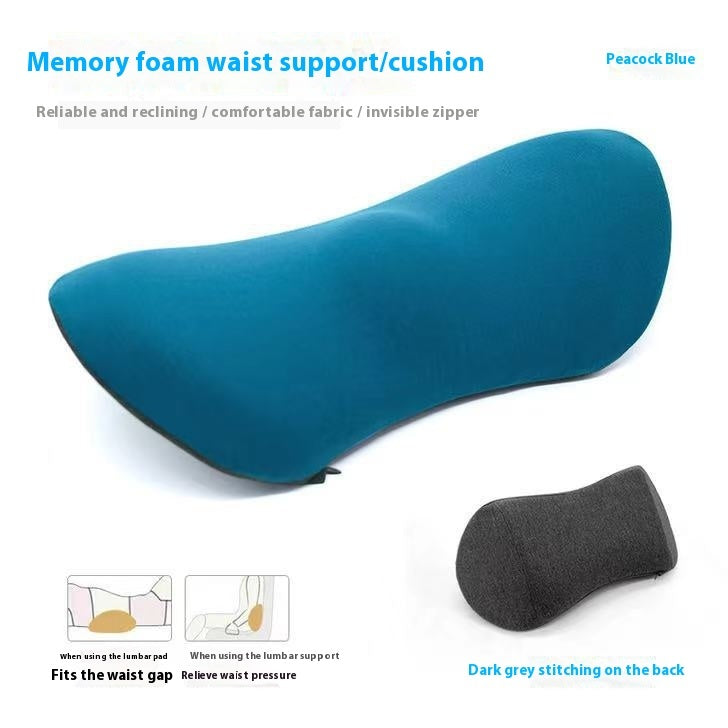 Memory Foam Ingot Lumbar Support Sofa Car And Office Lumbar Support Pillow