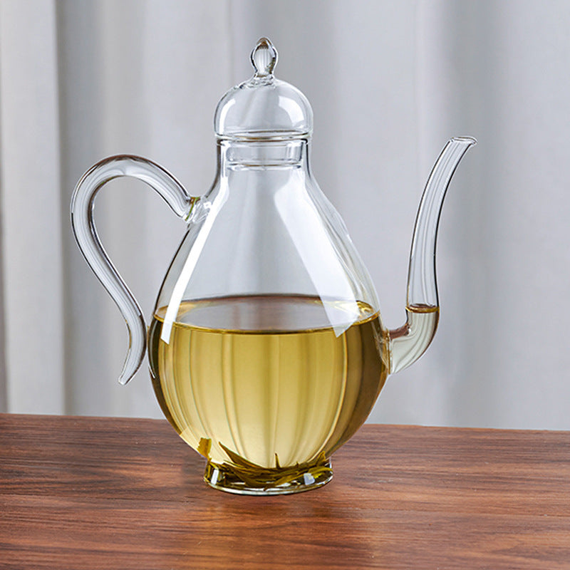 Borosilicate Glass Transparent Pot Green Tea Teapot With Filter Beauty Pot