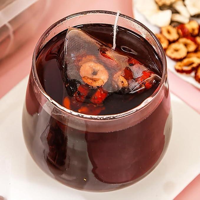 Kidney Tea Formula Ginseng Six Treasure Tea - Natural Chinese Traditional Herbal Ginseng Five Treasures Kidney Detox Cleanse Teabag For Men Women 20 Bags Per Pack