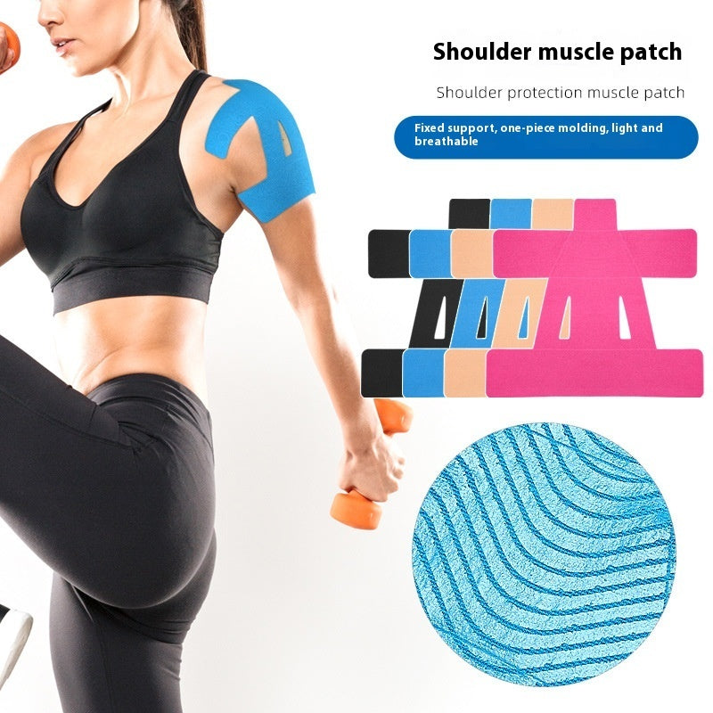 Elastic Shoulder Pad Muscle Weightlifting Shoulder Muscle Paste Fixed Support