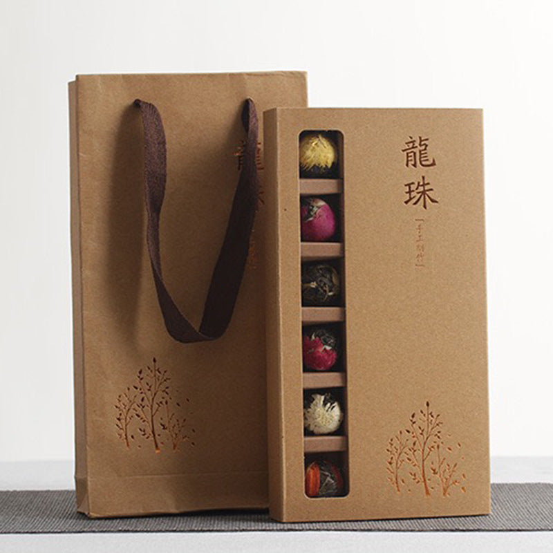 Jasmine Lily Peony Yellow Chrysanthemum Rose Chrysanthemum Six Flavor Flower Tea