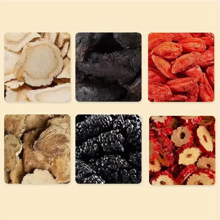 8.81 Oz Five Treasures Ginseng Tea - 250g, 50 Pieces, 5g