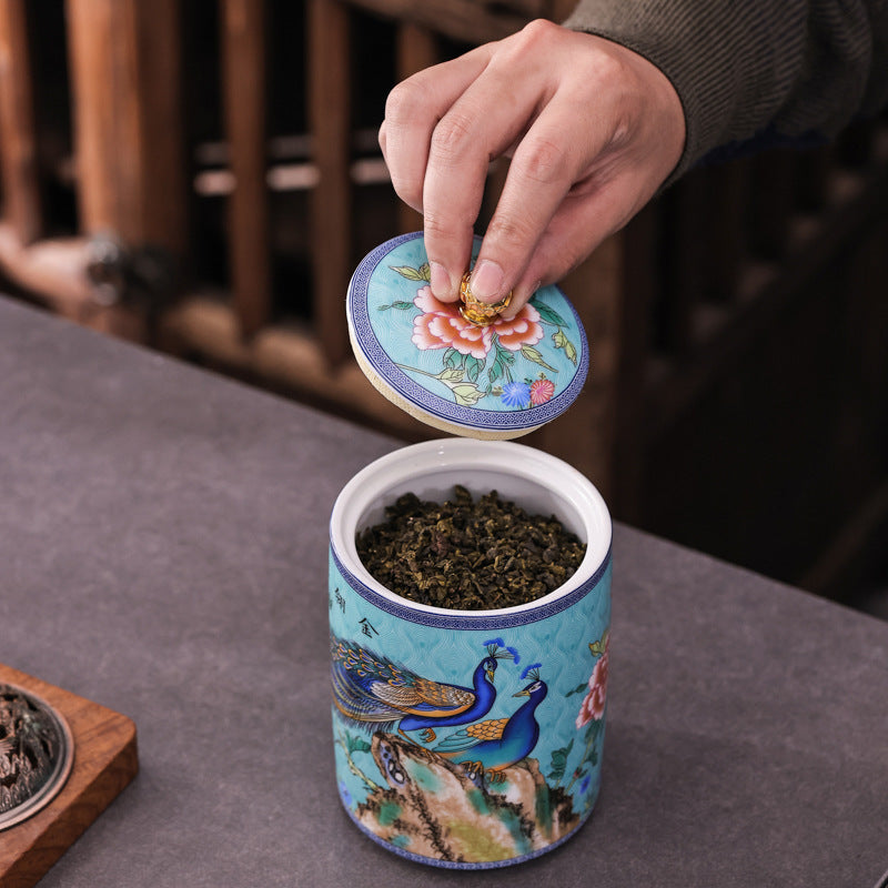 Chinese Enamel Tea Pot Household