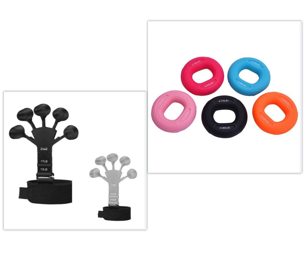 Silicone Grip Device Training Arm Muscle Strength Rehabilitation Grip Ring