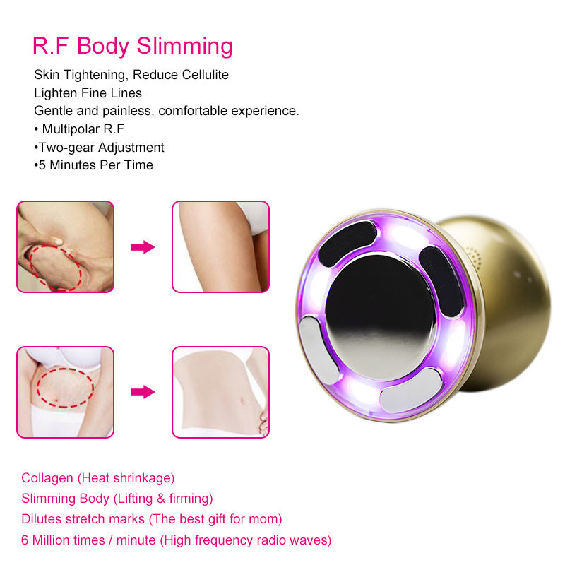 Ultrasonic Slimming Color Light Skin Rejuvenation Body Rehabilitation Instrument