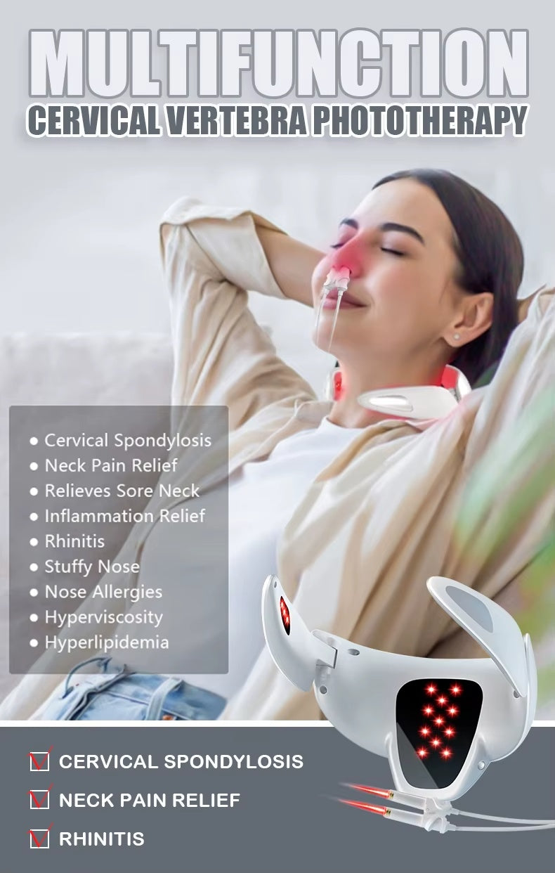 Rehabilitation Equipment Cold Laser Acupuncture Neck Pain Relief Cervical Vertebrae Therapy