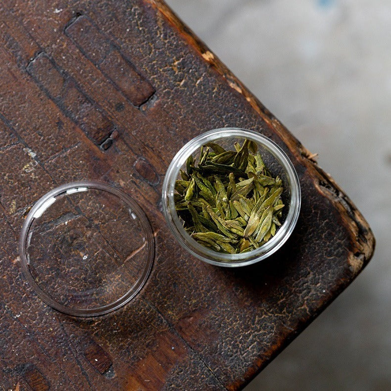 Chinese Mini Borosilicate Glass Tea Storage Pot