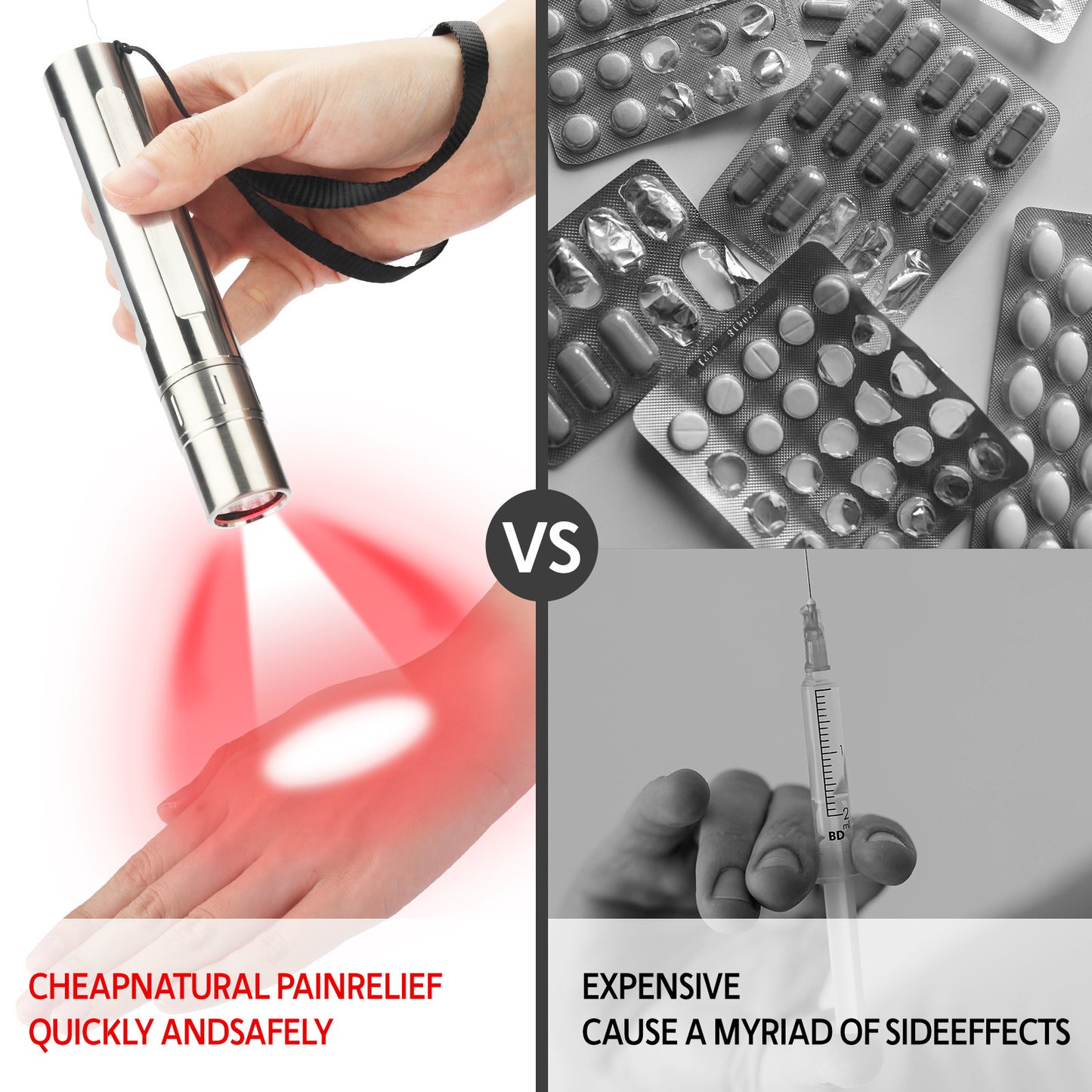 Timer Physical Therapy Flashlight FCC CE FDA