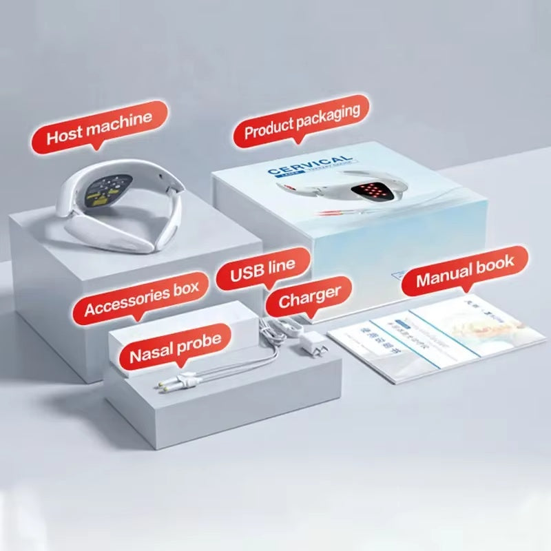 Rehabilitation Equipment Cold Laser Acupuncture Neck Pain Relief Cervical Vertebrae Therapy