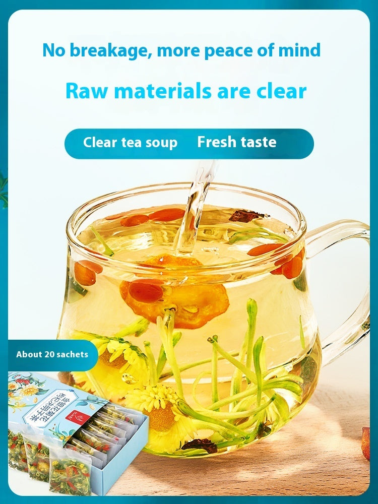 Honeysuckle Medlar Cassia Seed Stay Up Late Cool Tea