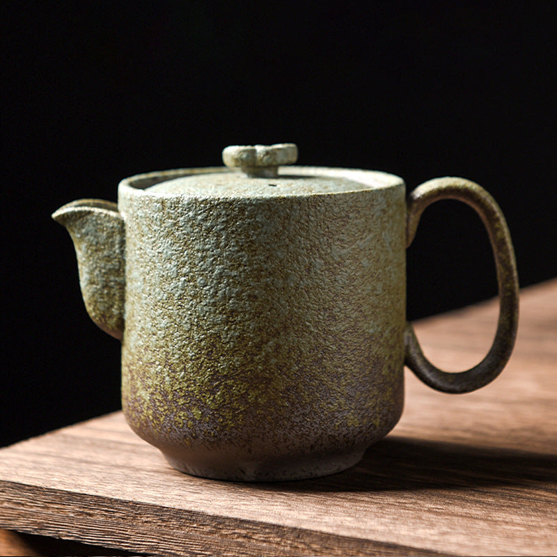 Household Ceramic Frosted Teapot Tea Pot Mini Set