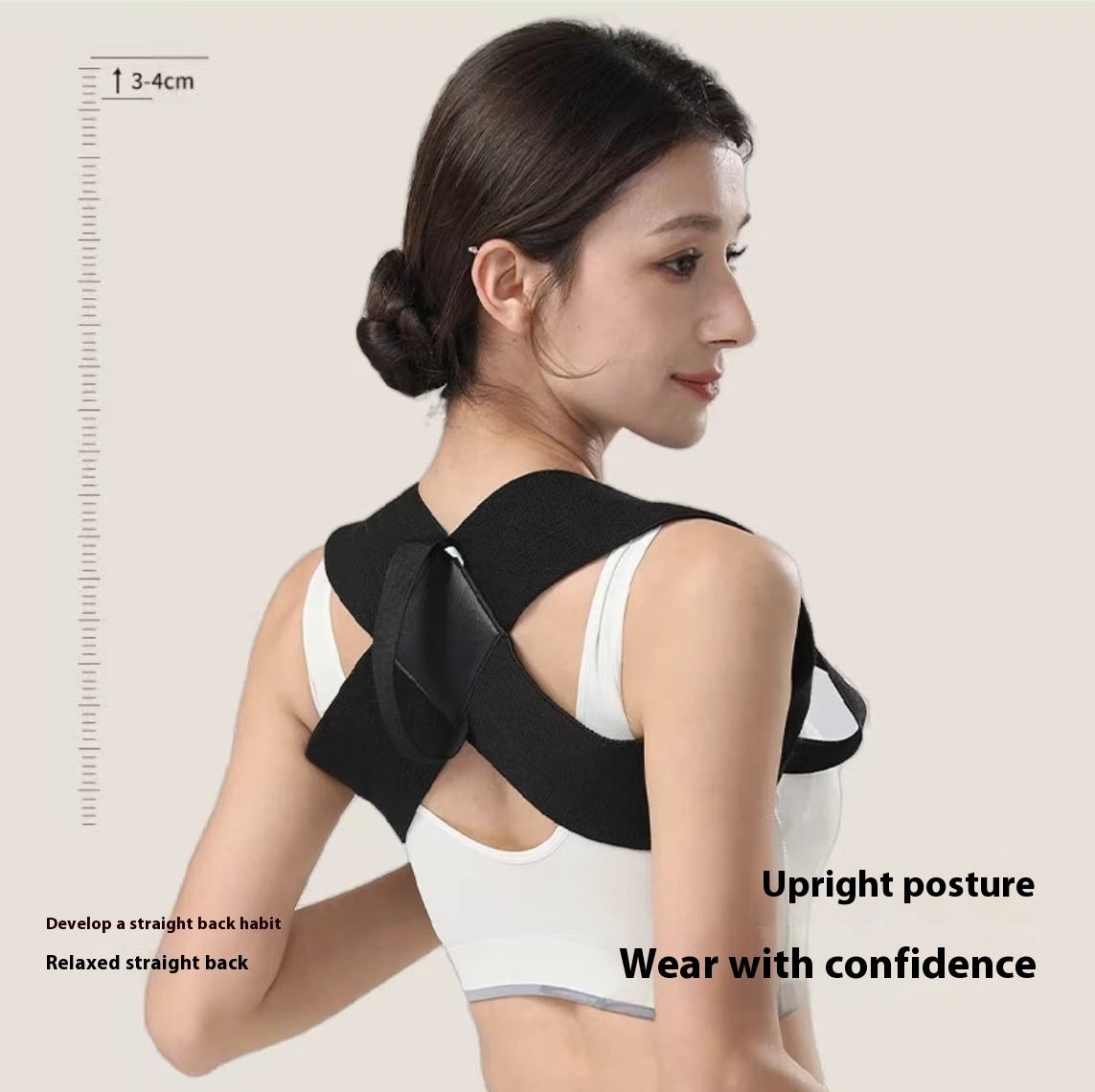 Men's And Women's Body Brace Anti-camel Posture Correction Belt Adult Fitness