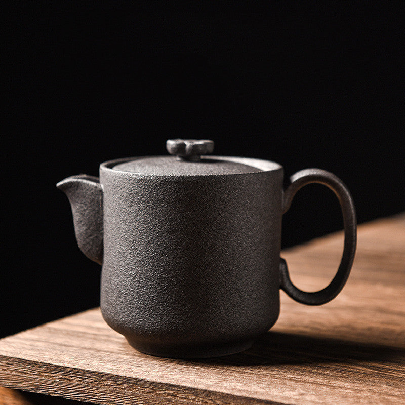 Household Ceramic Frosted Teapot Tea Pot Mini Set